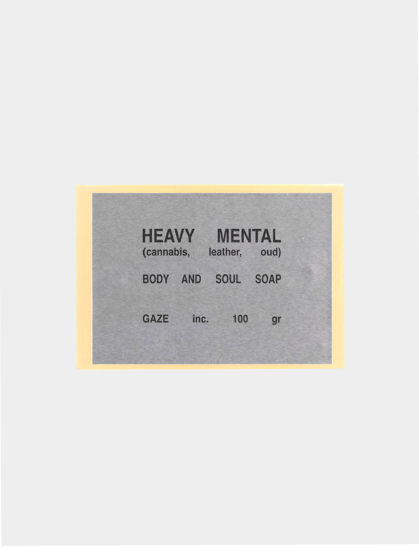 Мыло HEAVY MENTAL