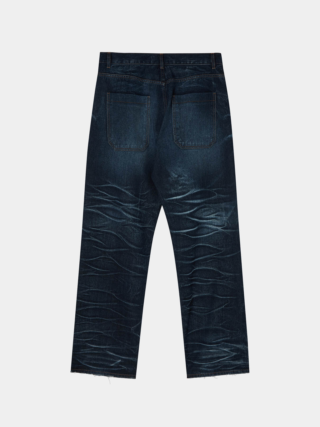 Джинсы WIDE RINKLE WASHED