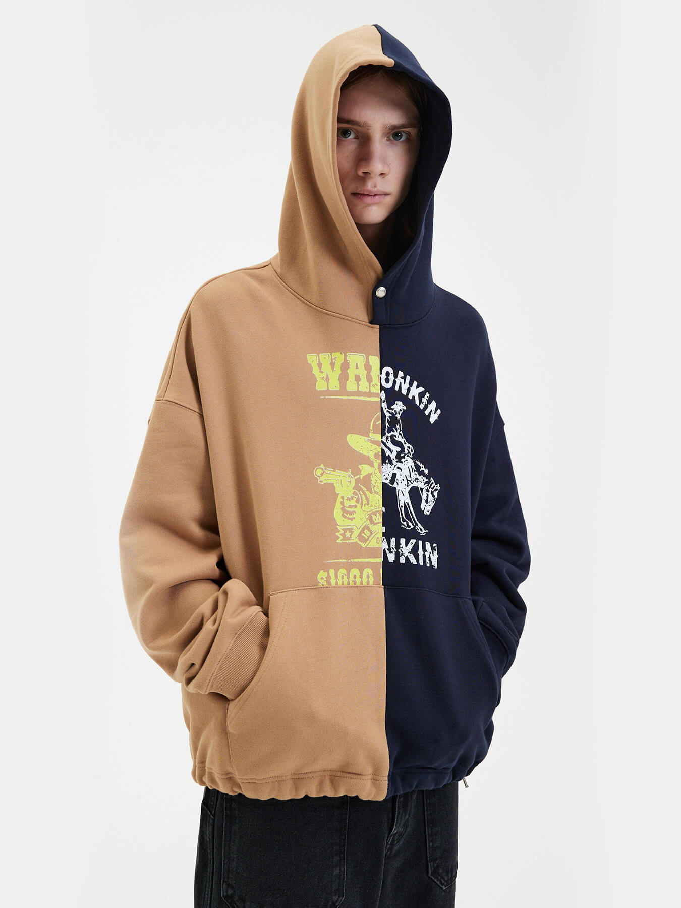 Худи OPPOSITION HALF PANEL