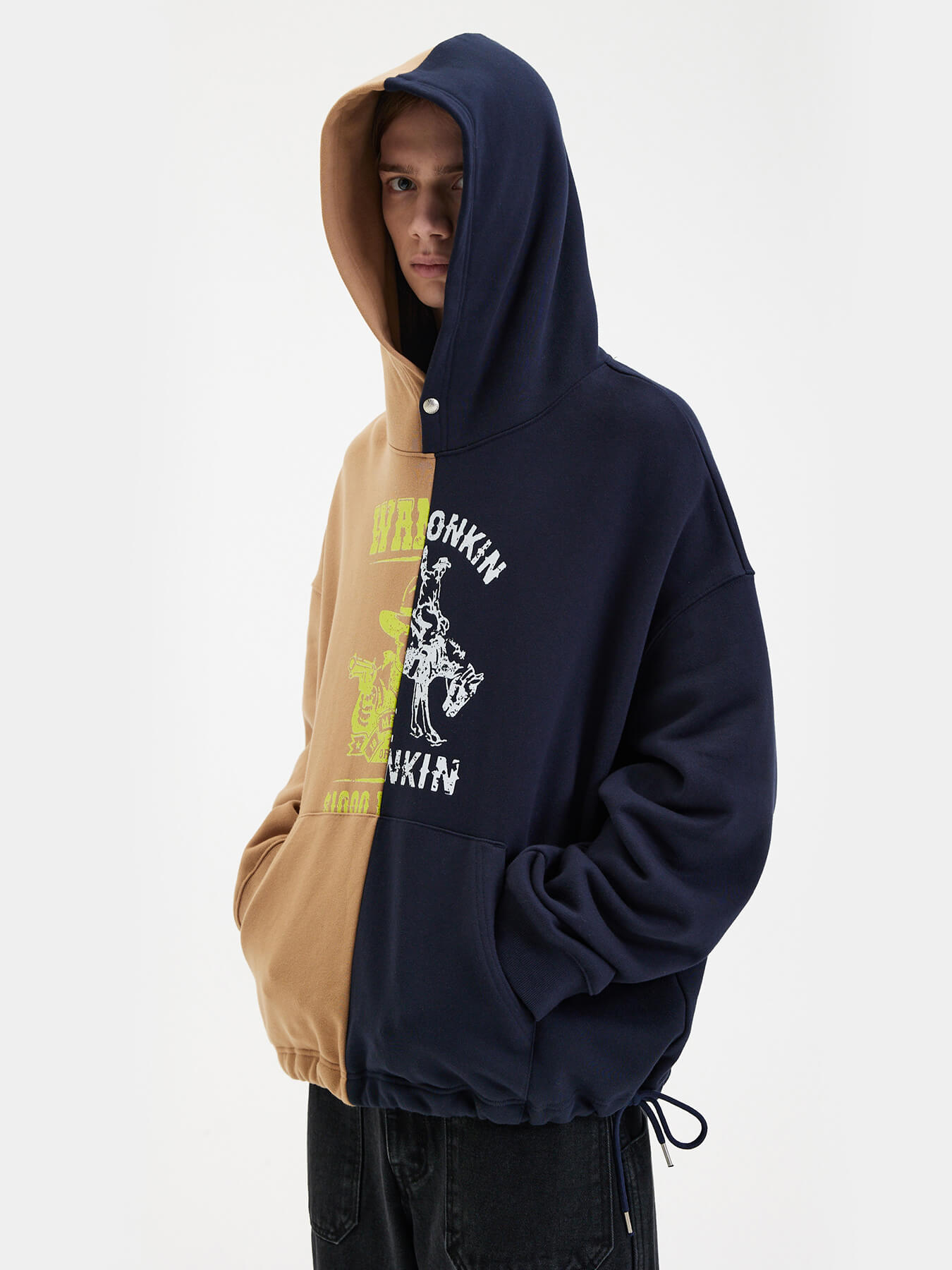 Худи OPPOSITION HALF PANEL