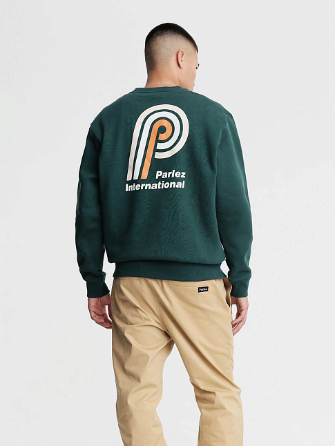 Свитшот POPLAR (размер L, цвет Темно-зеленый)