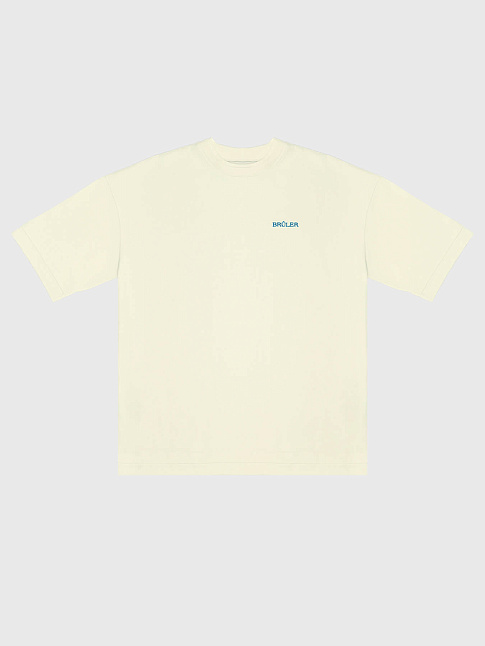 Футболка DOUBLE (размер XL, цвет Бежевый)