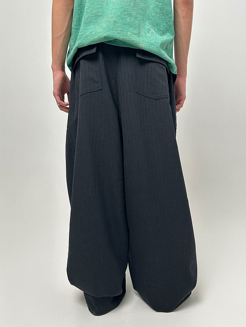 Брюки WOOL MONKS (размер S, цвет Черный)