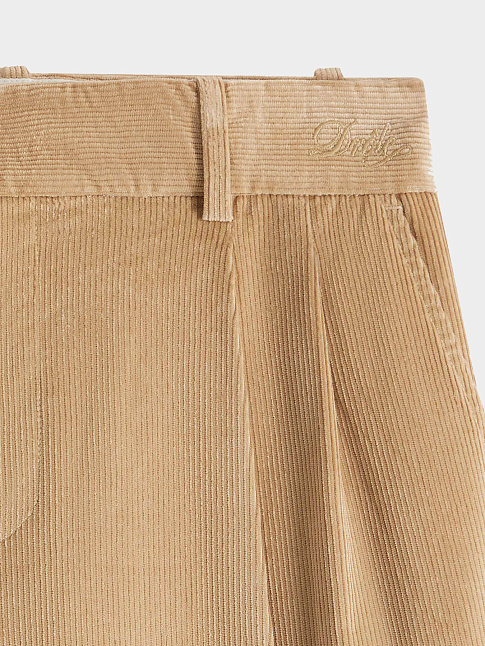 Брюки GOLFEUR CORDUROY (размер XXL, цвет Бежевый)