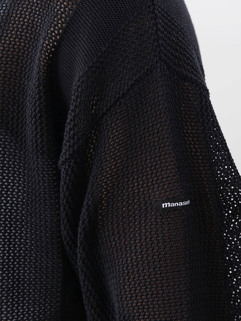 Кардиган HEMP MESH (размер M, цвет Черный)