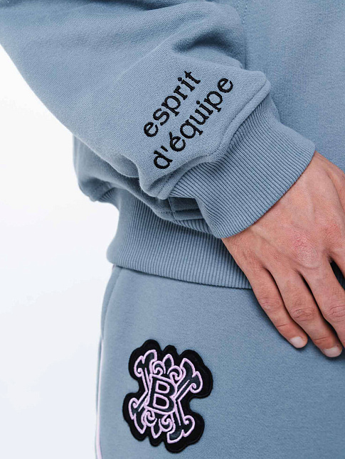 Худи ZIP ESPRIT D’EQUIPE SAINT-P (размер M, цвет Серый)