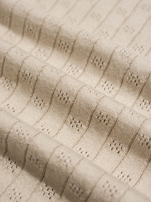 Поло JACOBS PERFORATED LACE (размер M, цвет Бежевый)