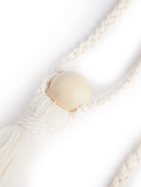 Украшение для брюк MACRAME BEADS (размер one size, цвет Белый)