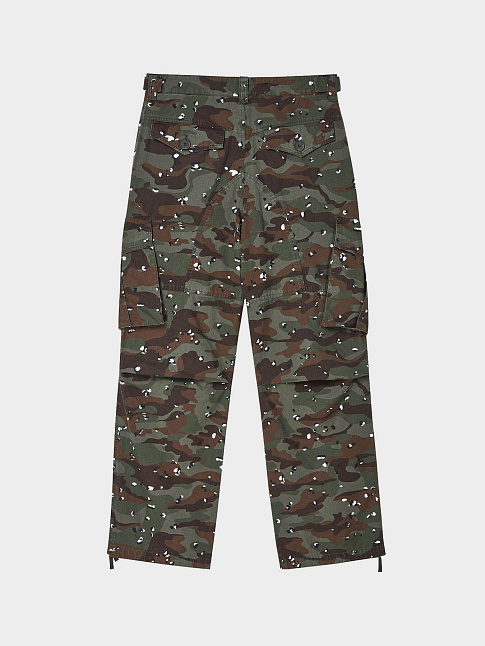 Брюки MILITARY CAMO CARGO (размер M, цвет Зеленый)