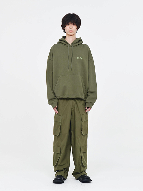 Брюки RELAXED UTILITY QUATRO (размер L, цвет Зеленый)