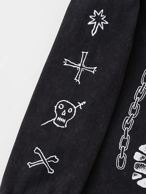 Лонгслив FIGHTIN' (размер XXL, цвет Черный)