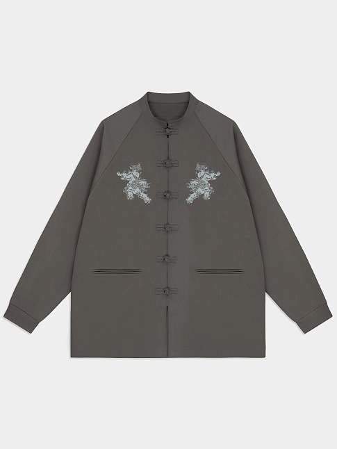 Рубашка CHINESE LION (размер L, цвет Серый)