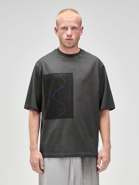 Футболка WAVEFORM (размер XL, цвет Черный)