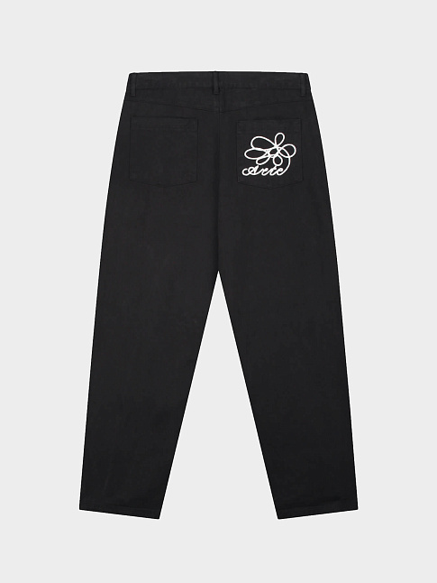 Брюки EMBROIDERY POCKET (размер 42, цвет Черный)