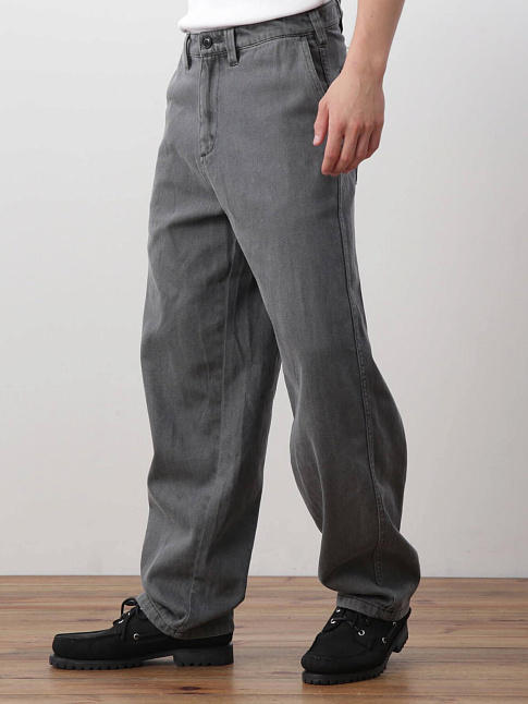 Брюки HEMP WASHED BAGGY (размер XL, цвет Черный)