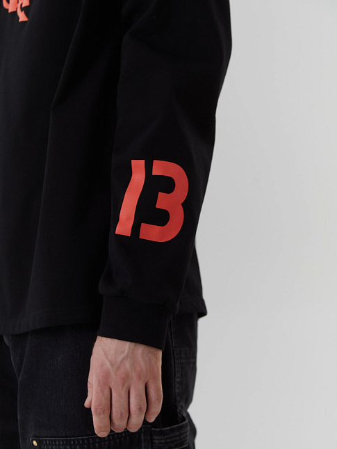 Лонгслив x NUW (размер S, цвет Черный)