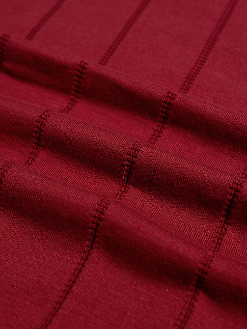 Поло JACOBS PUNCHED STRIPE (размер XXL, цвет Темно-красный)