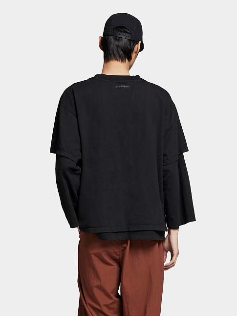 Лонгслив ZENO DOUBLE LAYER (размер XXL, цвет Черный)