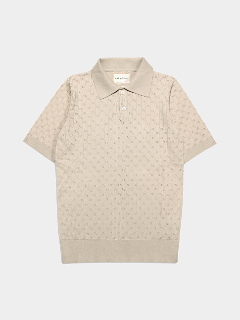 Поло JACOBS PERFORATED LACE (размер M, цвет Бежевый)