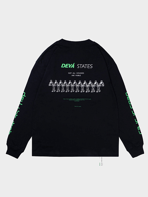 Лонгслив FURY (размер XXL, цвет Черный)