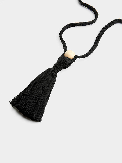 Украшение для брюк MACRAME BEADS (размер one size, цвет Черный)