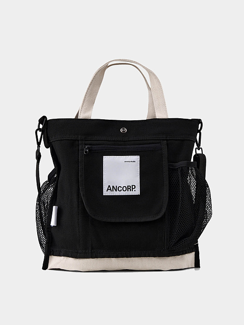 Тоут из канваса (размер one size, цвет Черный)