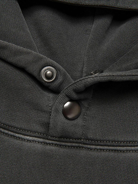 Худи PIGMENT DYED OVAL GLOBE (размер XL, цвет Черный)