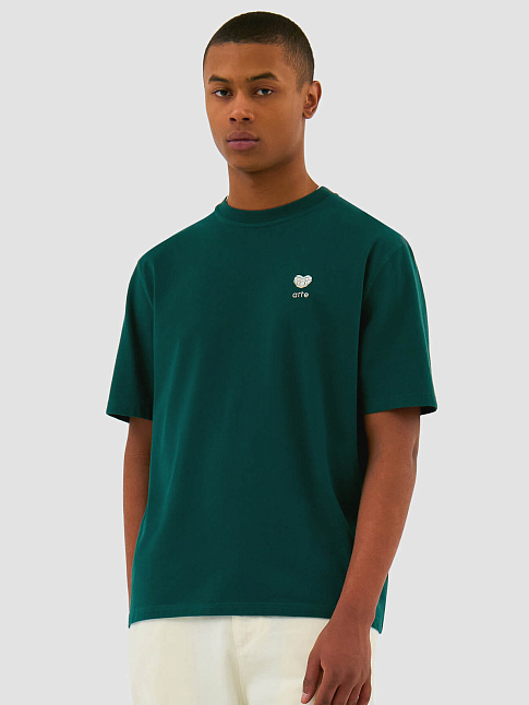 Футболка HEART LOGO (размер 4XL, цвет Зеленый)