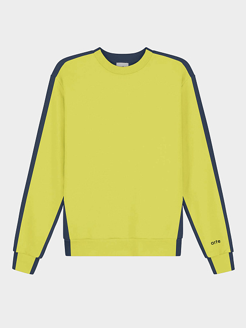 Свитшот TWO-TONE (размер XXL, цвет Зеленый-Голубой)