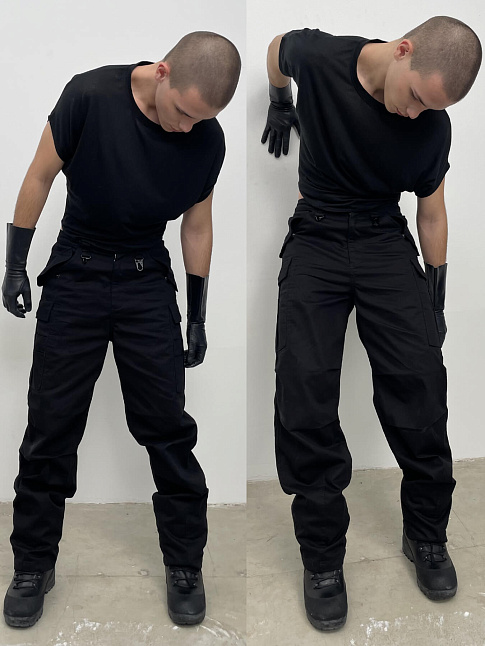 Брюки S-66 CARGO (размер XL, цвет Черный)