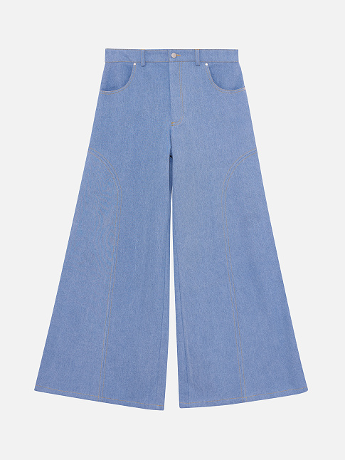 Джинсы Шаровары (размер M, цвет Голубой)