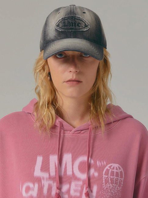 Кепка WASHED DENIM GOTHIC OVAL 6PANEL (размер one size, цвет Белый)