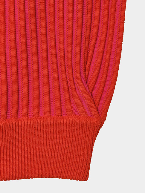 Свитер 2TONE STRIPES RIB (размер M, цвет Оранжевый)