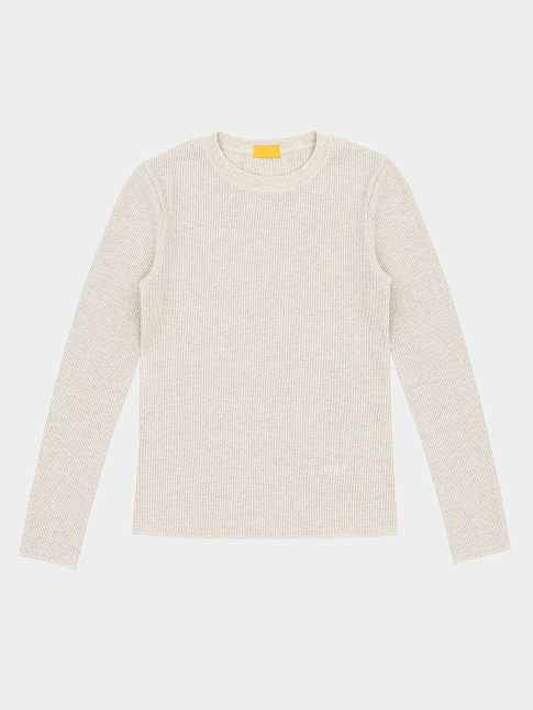 Лонгслив WAF (размер M, цвет Светло-серый)