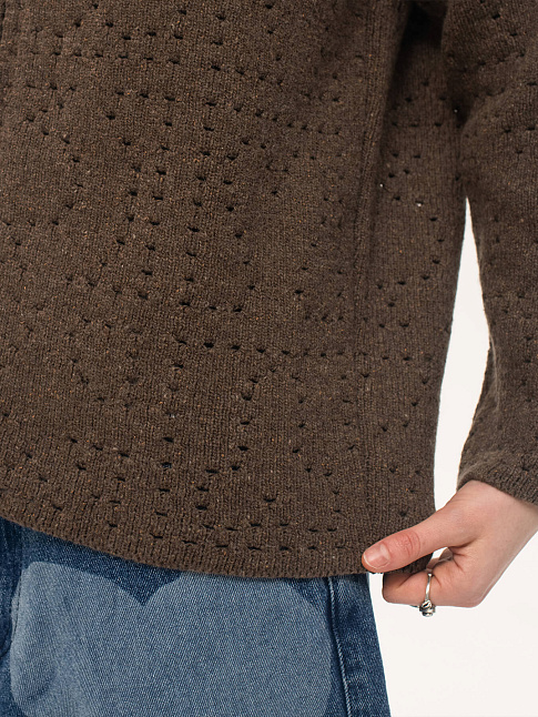 Свитер HOT FUSION (размер M, цвет Коричневый)