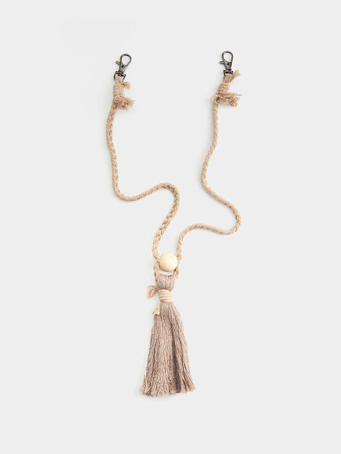Украшение для брюк MACRAME BEADS (размер one size, цвет Бежевый)