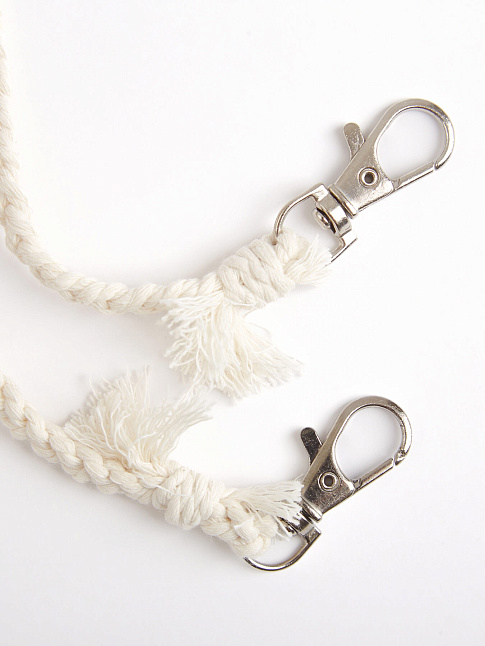 Украшение для брюк MACRAME BEADS (размер one size, цвет Белый)