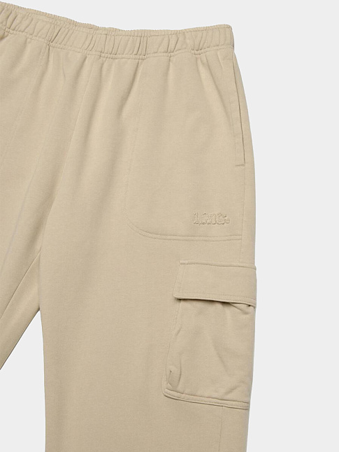 Брюки WASHED OG APPLIQUE CARGO SWEAT (размер S, цвет Бежевый)