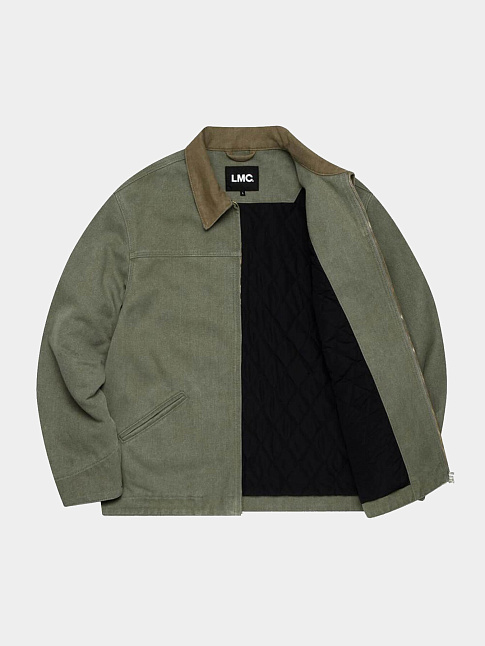 Куртка WASHED CANVAS WORK (размер L, цвет Зеленый)