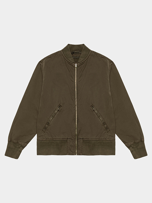 Бомбер SULPHUR DYED (размер M, цвет Зеленый)