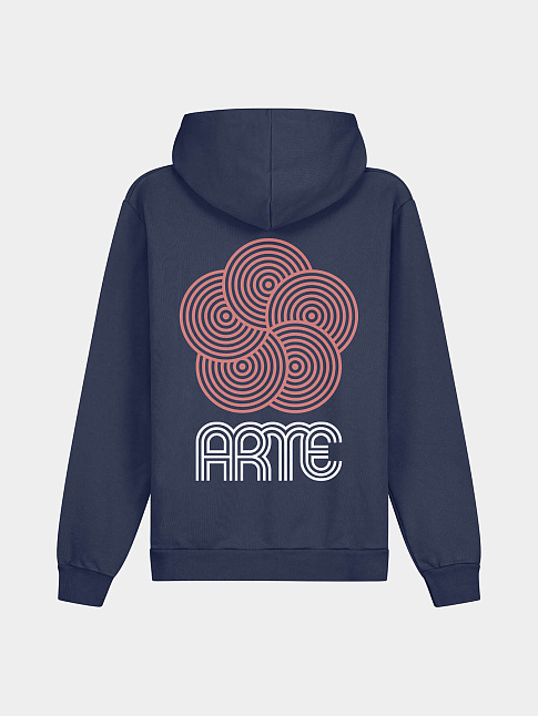 Худи HANK BACK CIRCLE (размер 4XL, цвет NAVY)