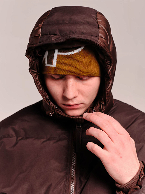 Пуховик PUFFER (размер XL, цвет Коричневый)