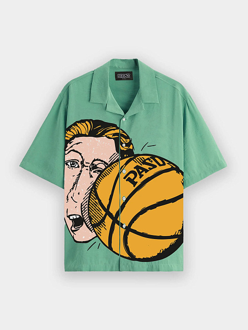Рубашка BASKETBALL (размер M, цвет Зеленый)