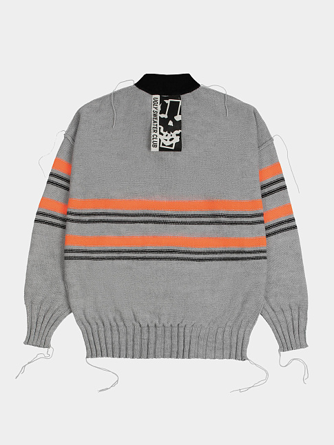 Свитер #65 Stripy x Stenosis (размер l, цвет Серый)