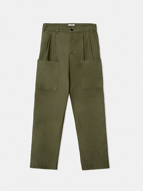 Брюки PLEATED CARGO (размер 40, цвет GREEN)