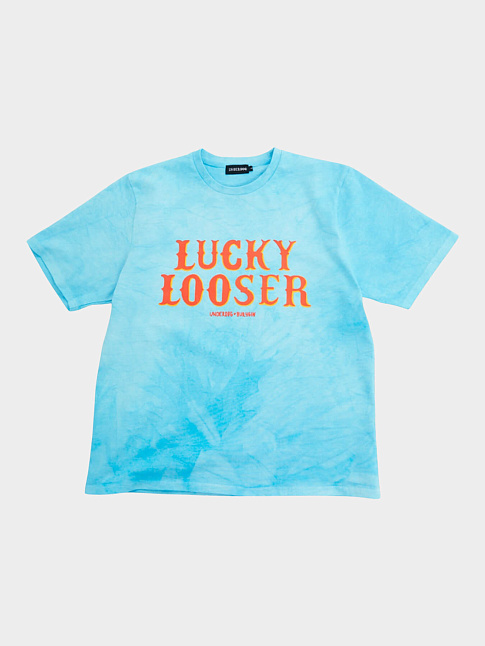 Футболка LUCKY LOOSER (размер S, цвет Голубой)