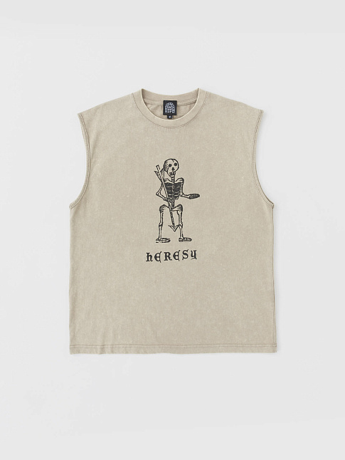 Майка SKELETON (размер XL, цвет Бежевый)