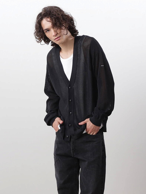 Кардиган HEMP MESH (размер M, цвет Черный)