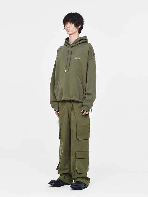 Брюки RELAXED UTILITY QUATRO (размер L, цвет Зеленый)