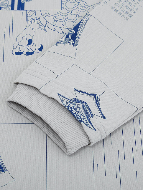 Лонгслив ARCHITECTURE (размер XXL, цвет Серый)